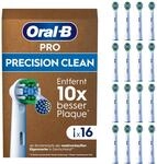 Oral-B Pro Aufsteckb&uuml;rsten Precision Clean, Wei&szlig;, 16 St&uuml;ck - Original