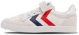 Hummel Unisex Kinder Slimmer Stadil Leather Low Jr Sneaker, White 204 495 9001, 30 EU