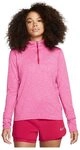Nike Damen Df element top Langarmshirt, Mystic Hibiscus/Reflective Sil, XS EU
