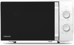 Toshiba MW2-MM20P(WH) Mikrowelle Standard, 20 Liter, 800 W, 5 Leistungsstufen mit
