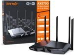 Tenda RX27 Pro WiFi 6E WLAN Router (AX5700 Tri-Band 6GHz:2402Mbps+5GHz: