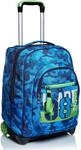Seven TROLLEY, 2 in 1, Schulranzen mit Rollen, Rucksack mit Trolleyfunktion f&uuml;r