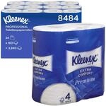 Kleenex Premium Toilettenpapierrolle, 4-lagiges Toilettenpapier, WC-Papier mit