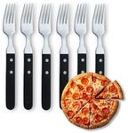 Amefa Gabeln Besteck Set 6 Personen, Gabel f&uuml;r Steak und Pizza, 6-teilig |...