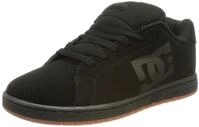 DC Shoes Herren Gaveler - Leather Shoes Sneaker, Black Gum, 44.5 EU