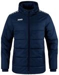 JAKO Herren Coachjacke Team mit Kapuze, Marine, S