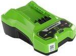 Greenworks 24V 2A Akku Ladeger&auml;t, f&uuml;r Greenworks 24V Batterien G24B2 & G24B4,