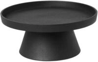 broste Copenhagen Holger Kerzenplatte Alu Black &Oslash; 24 cm
