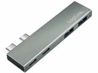 LogiLink USB 3.2 (Gen2x2) Multifunktionaler Hub mit 4 Ports, PD 3.0...