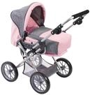 Bayer Chic 2000&reg; 3in1 Kombi Puppenwagen Leni - Melange Grau-Rosa - faltbar,