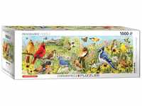 Eurographics 6010-5338 Garden Birds Puzzle, Mehrfarbig, 32x96cm