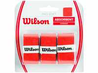 Wilson Unisex Griffband Pro Soft Overgrip, orange, 3 Stück, WRZ4040OR