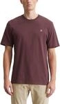 Marc OߴPolo Herren T-Shirt aus Bio-Baumwolle mit Rundhalsausschnitt, Rot (Dark