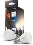 Philips Hue White Ambiance E14 LED Lampen Doppelpack (470 lm), dimmbare LED
