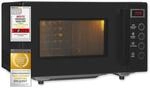 Exquisit Mikrowelle ohne Drehteller, Flatbed, 700 W, 20 L, Schwarz