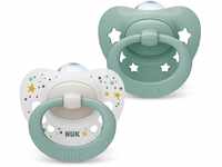 NUK Signature Babyschnuller | 0−6 Monate | Beruhigt 95 % der Babys | BPA-freie