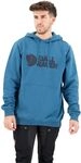Fj&auml;llr&auml;ven Herren Logo Hoodie, Deep Sea, L