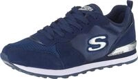 Skechers Damen Skechers sneakers, Navy Suede Mesh Nylon Silver Trim, 37.5 EU