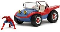 Jada Toys Marvel Spider-Man Figur mit Buggy-Fahrzeug - Spielzeug-Set aus Metall...