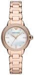 Emporio Armani Watch for Women, 32mm Rose Gold Tone Quartz DREI-Zeiger Uhrwerk und