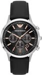 Emporio Armani Watch for Men, Quartz 3 sub dial Chronograph Movement and 43mm...