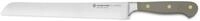 W&Uuml;STHOF Classic Brotmesser 23 cm mit Pr&auml;zisions-Doppelwelle, Velvet Oyster (Grau)
