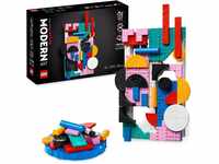 LEGO Art Moderne Kunst Set, buntes abstraktes Wandbild, Home-Deko für...
