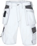teXXor Canvas Shorts "Bermuda", kurze Arbeits / Berufshose, Gr&ouml;&szlig;e 54, wei&szlig; / grau,