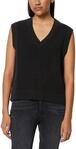 Marc O'Polo Denim Damen Pullunder aus Bio-Baumwolle &auml;rmellos, Schwarz (Black), S