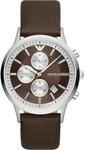 Emporio Armani Herren Quarz-Chronograph Uhr mit Armband AR11490