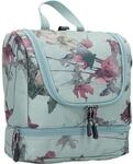 Travel Kit stylische Reisewaschtasche mit extra Bodenfach Kulturbeutel zum Aufh&auml;ngen
