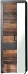 trendteam smart living - Indy - Garderobenschrank - Graphit Grau/Alteiche -