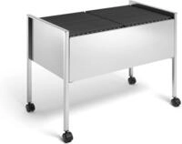 Durable Eco H&auml;ngemappenwagen 100 Duo, silber, 308223