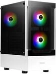 GAMDIAS ATX Mid-Tower Gaming-PC-Geh&auml;use, Enth&auml;lt 3 x 120 mm ARGB-L&uuml;fter, High