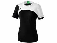 erima Damen T-shirt Club 1900 2.0 T-Shirt, schwarz/weiß, 34, 1080703