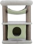 TRIXIE Junior Kratzbaum Lunito 71 cm in grau/Mint &ndash; Katzenbaum klein auf 2 Ebenen