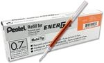 Pentel EnerGel LR7 Nachf&uuml;llmine f&uuml;r 0.7 mm Gelschreiber, orange (12 St&uuml;ck)