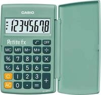 Casio LC-401LV-GN-BOITE Schulrechner, Gr&uuml;n