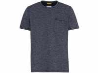 camel active Herren T-Shirt mit feinem Streifenmuster Blau Menswear-L