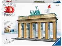 Ravensburger 3D Puzzle 12551 Brandenburger Tor - 324 Teile - Das Berliner...