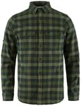 Fj&auml;llr&auml;ven Herren Skog Hemd, Deep Forest/Laurel Green, L