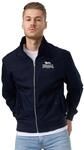 Lonsdale Herren Jacke schmale Passform CLASSIC M, Navy/Silver
