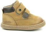 Kickers Jungen Unisex Kinder Tackeasy Oxford-Schuh, Camel Braun, 18 EU