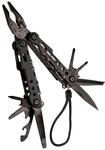 Mil-Tec Multi Tool Schwarz mit Etui &bull; Edelstahl Multifunktionswerkzeug &bull;