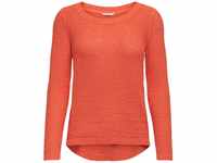 ONLY Damen Basic Strickpullover Einfarbiger Knitted Stretch Sweater Langarm...
