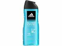 adidas 3in1 Ice Dive Duschgel für ihn, mit aquatisch-frischem Duft, 400 ml