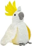 K&ouml;gler 75996 - Labertier Kakadu Lucky, ca. 24 cm gro&szlig;, nachsprechende Pl&uuml;schfigur