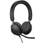 Jabra Evolve2 40 SE - Kabelgebundenes Stereo-Headset mit Ger&auml;uschunterdr&uuml;ckung und