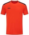 JAKO Herren Trikot Power (Kurzarm), Flame/Marine, XXL