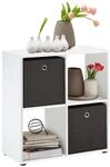 FMD furniture B&uuml;chgerregal W&uuml;rfelregal Aktenregal Standregal in Wei&szlig; 70 x...